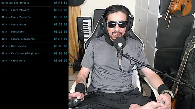 Snapshot of AntuanSV chatting on March 13, 5:25 am AntuanSV online show from March 13, 5:25 am