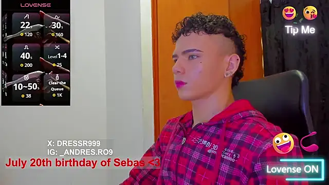 Snapshot of sebascuterouss chatting on July 18, 12:31 pm sebascuterouss online show from July 18, 12:31 pm