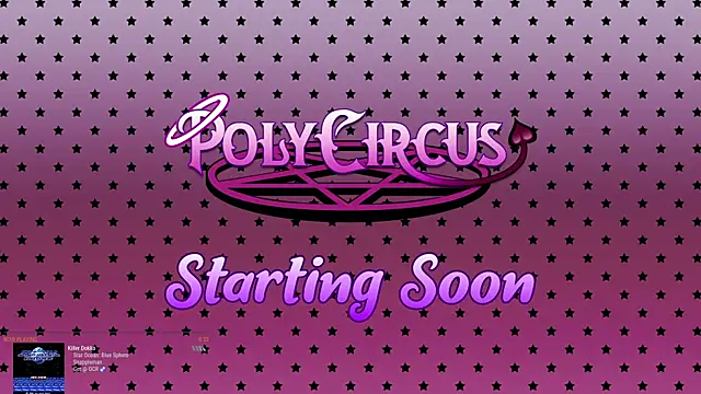Snapshot of PolyCircus chatting on April 8, 4:34 am PolyCircus online show from April 8, 4:34 am
