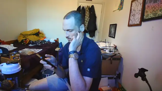 Snapshot of JohnnyMoves chatting on June 11, 12:08 am JohnnyMoves online show from June 11, 12:08 am