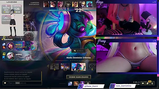 Snapshot of Reze_Kamishiro chatting on May 8, 3:23 am Reze Kamishiro online show from May 8, 3:23 am