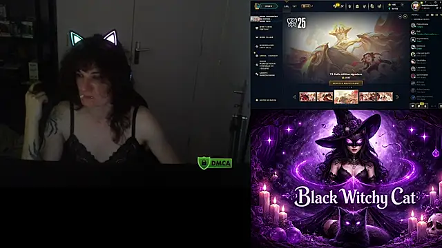 Black Kitty Witch online show from July 24, 9:13 pm