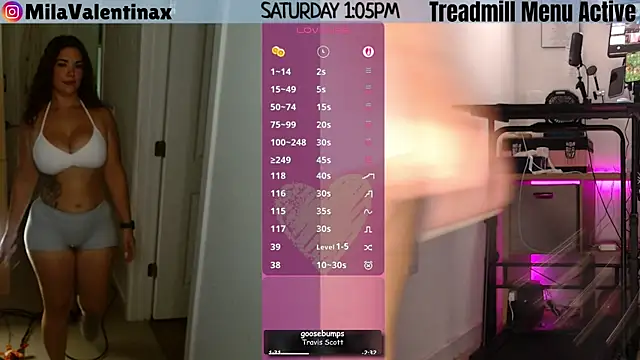 Snapshot of MilaValentina chatting on July 18, 5:06 pm MilaValentina online show from July 18, 5:06 pm