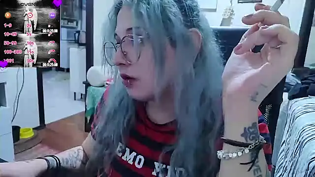 Snapshot of ElfGrey chatting on October 1, 5:24 am ElfGrey online show from October 1, 5:24 am