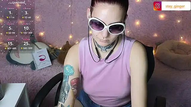 Snapshot of Ginger_Stay chatting on January 2, 8:35 pm Ginger Stay online show from January 2, 8:35 pm