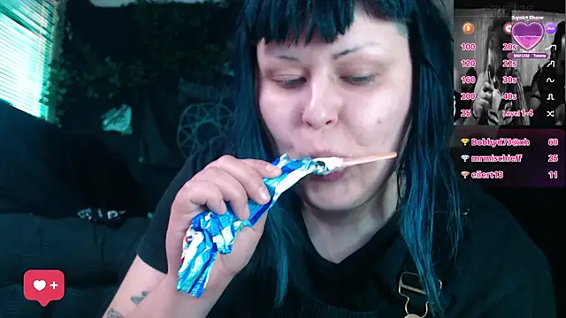 Snapshot of Psychobitch7 chatting on May 22, 9:37 am Psychobitch7 online show from May 22, 9:37 am