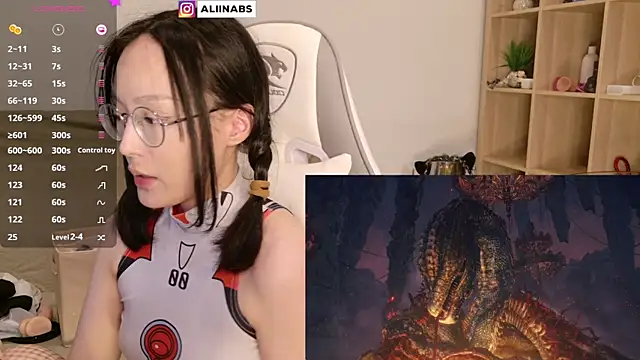 aliiiiiina online show from January 11, 5:07 pm