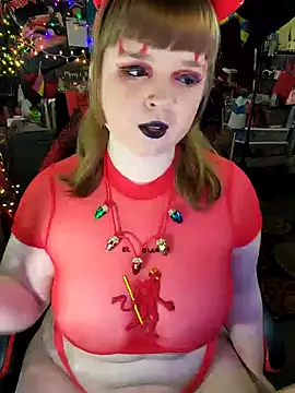 Snapshot of VelvetDiablo chatting on December 6, 12:56 am VelvetDiablo online show from December 6, 12:56 am
