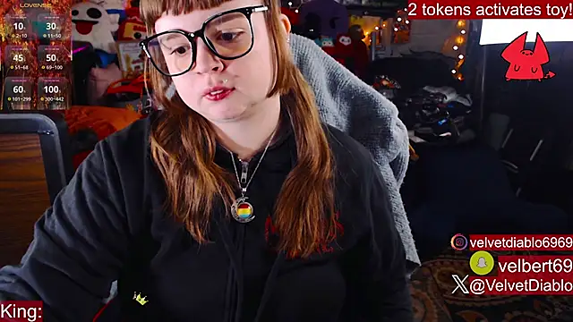 VelvetDiablo online show from November 26, 12:55 am