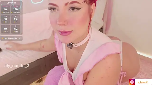 Snapshot of aly_nucita_ chatting on October 18, 11:44 am aly nucita online show from October 18, 11:44 am