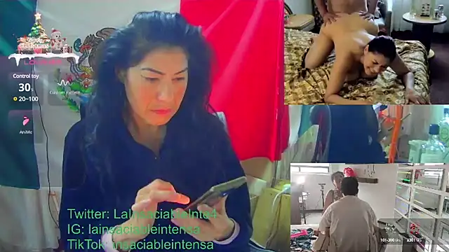 LaInsaciableIntensa online show from February 5, 1:54 pm