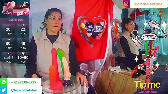 LaInsaciableIntensa online show from February 16, 12:41 am