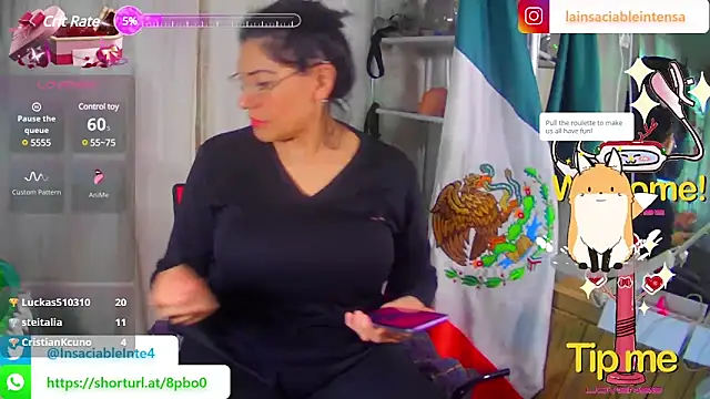 LaInsaciableIntensa online show from February 23, 9:26 pm