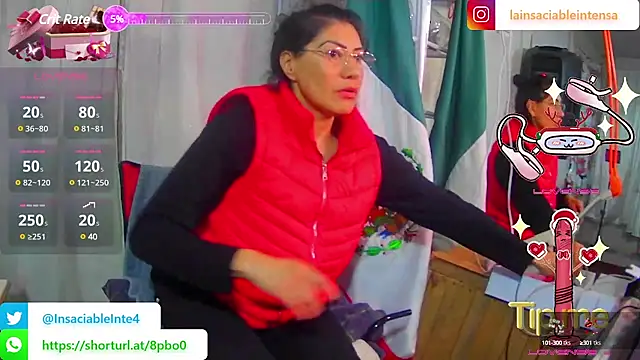 LaInsaciableIntensa online show from February 24, 12:30 am