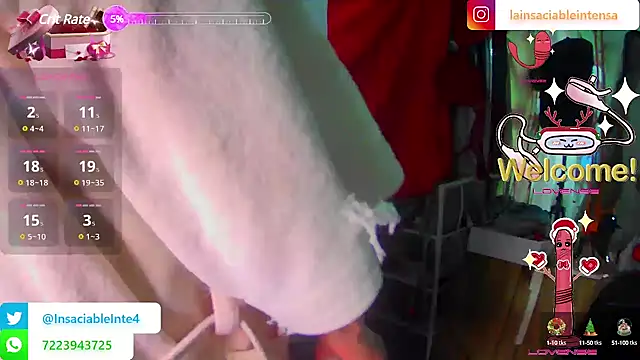 LaInsaciableIntensa online show from March 6, 9:31 pm