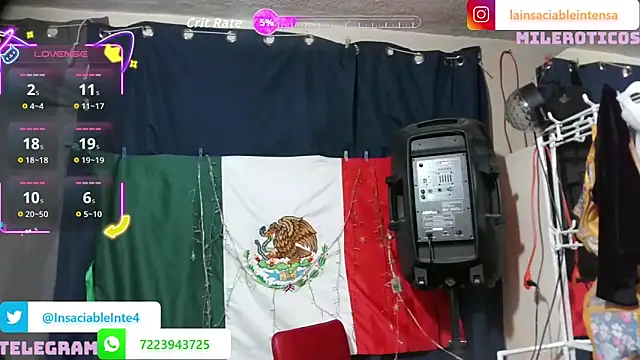 LaInsaciableIntensa online show from April 30, 1:56 am