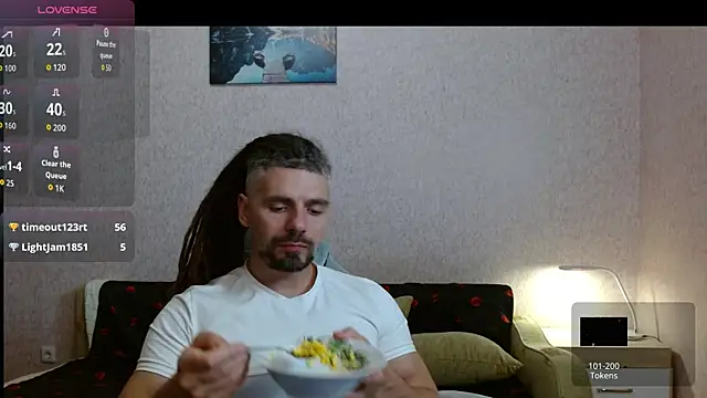 Aestheticguy101 online show from July 17, 7:30 pm