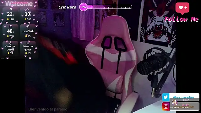 Snapshot of Abysparadise chatting on December 3, 4:42 am Abysparadise online show from December 3, 4:42 am