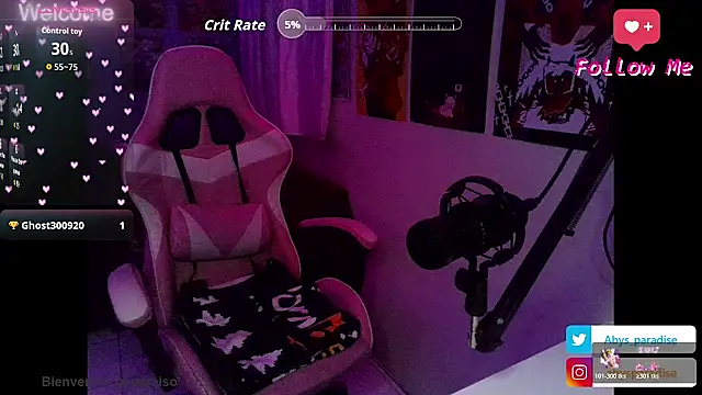 Snapshot of Abysparadise chatting on December 4, 5:28 am Abysparadise online show from December 4, 5:28 am