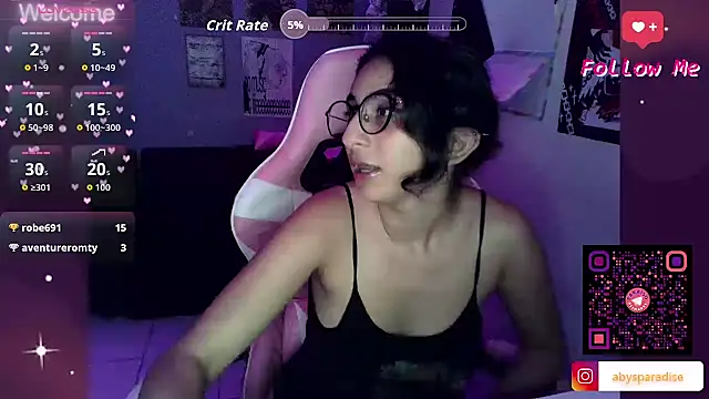 Snapshot of Abysparadise chatting on June 3, 4:26 am Abysparadise online show from June 3, 4:26 am