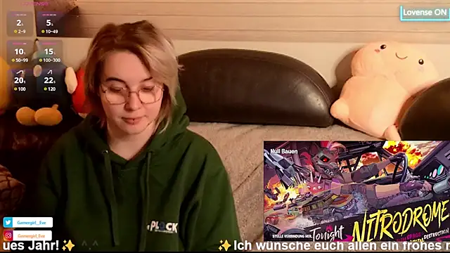 GamerGirl Eve online show from January 1, 7:10 pm