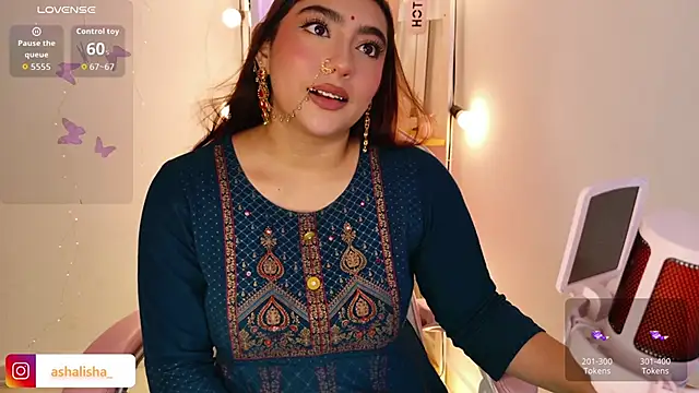 ashalisha online show from March 11, 2:23 pm