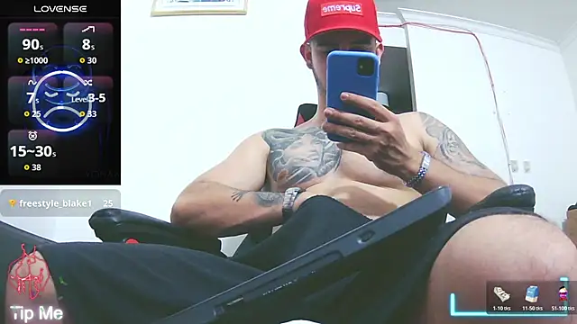 freestyle blake1 online show from June 14, 10:34 pm