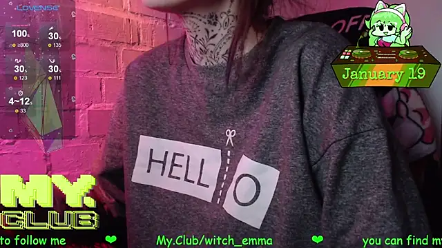 Witch Emma online show from January 19, 4:16 am