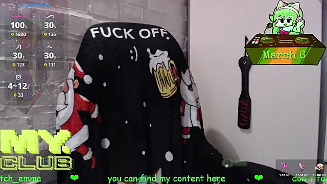 Witch Emma online show from March 6, 8:22 am