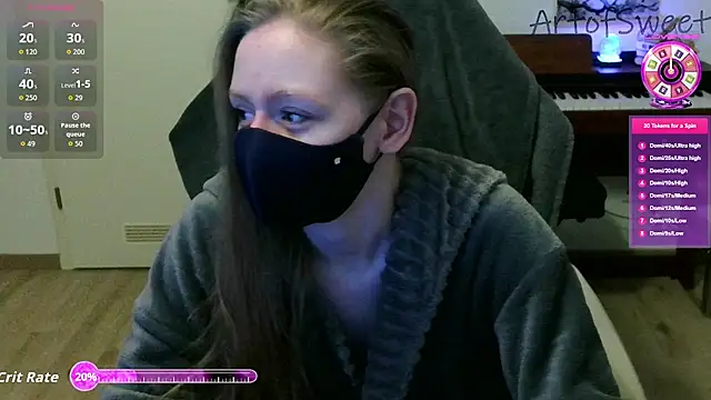 Snapshot of ArtofSweet chatting on September 17, 7:15 pm ArtofSweet online show from September 17, 7:15 pm