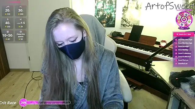 ArtofSweet online show from February 14, 8:05 pm