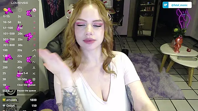 Snapshot of Fatal-Monic chatting on March 5, 3:18 am Fatal-Monic online show from March 5, 3:18 am