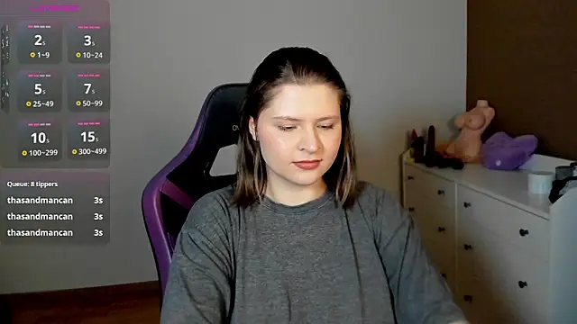 Snapshot of TinniAngel chatting on March 3, 7:06 pm TinniAngel online show from March 3, 7:06 pm