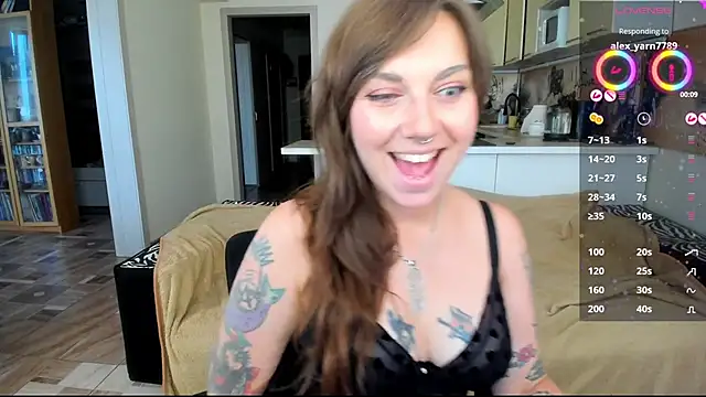 Snapshot of StacyTigerr chatting on October 8, 12:47 pm StacyTigerr online show from October 8, 12:47 pm