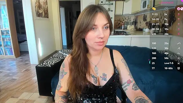 Snapshot of StacyTigerr chatting on February 18, 12:01 pm StacyTigerr online show from February 18, 12:01 pm