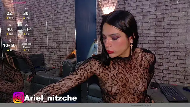 Snapshot of Ariel_nitzche chatting on December 5, 5:49 am Ariel nitzche online show from December 5, 5:49 am