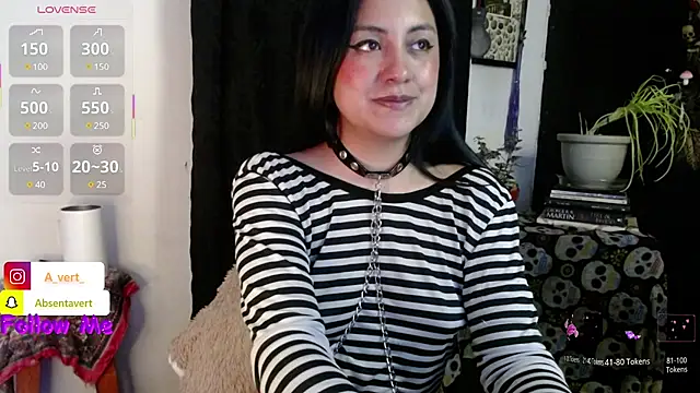 Snapshot of AbsentaVert chatting on January 24, 12:20 am AbsentaVert online show from January 24, 12:20 am