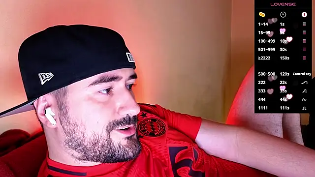 Snapshot of DominantTheo chatting on February 15, 5:30 am DominantTheo online show from February 15, 5:30 am