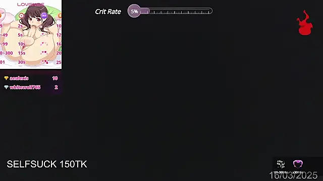 Snapshot of Herazuline chatting on March 17, 7:24 am Herazuline online show from March 17, 7:24 am