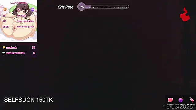 Snapshot of Herazuline chatting on March 18, 1:43 am Herazuline online show from March 18, 1:43 am