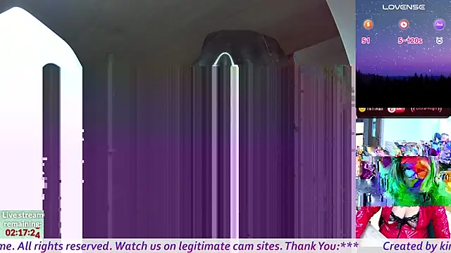 Snapshot of kinky_Hexme chatting on February 19, 2:44 pm kinky Hexme online show from February 19, 2:44 pm