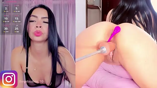 Snapshot of Sweet_Susie_ chatting on January 15, 12:19 am Sweet Susie online show from January 15, 12:19 am