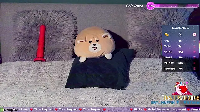strawberry muffin online show from July 8, 7:40 pm