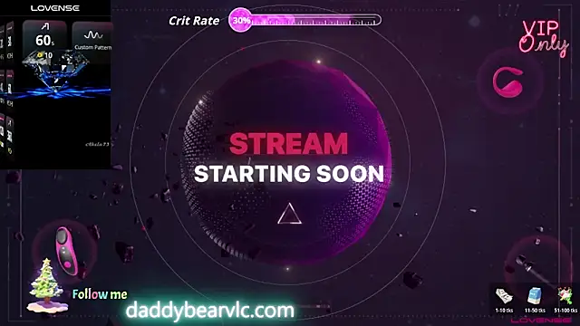 Snapshot of DaddybearVLC chatting on December 20, 2:35 pm DaddybearVLC online show from December 20, 2:35 pm
