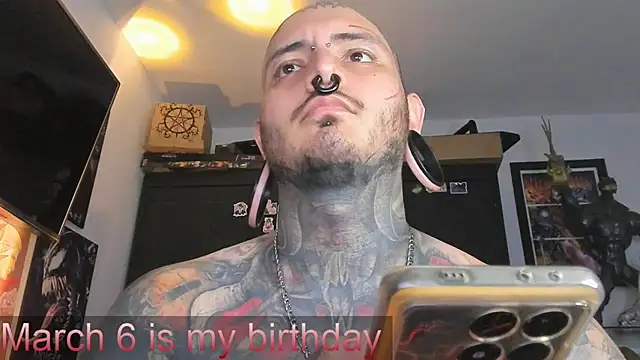 DEATHINK666XX online show from March 3, 7:49 pm