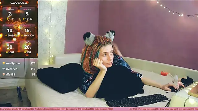 Snapshot of Littlepinkcat chatting on December 31, 3:01 am Littlepinkcat online show from December 31, 3:01 am