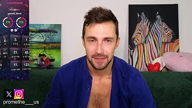 Snapshot of Promethe_us chatting on October 22, 10:15 am Promethe us online show from October 22, 10:15 am