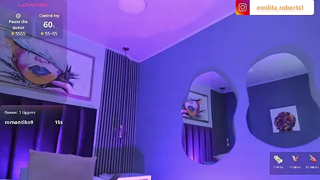 emily roberts1 online show from February 9, 6:26 pm