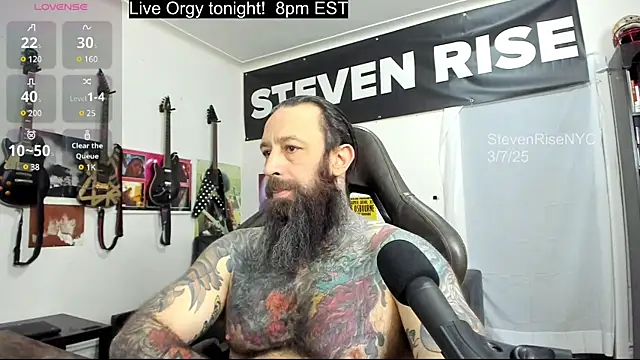 StevenRiseNYC online show from March 7, 2:34 pm