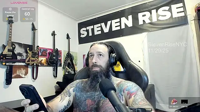 StevenRiseNYC online show from November 30, 1:09 am